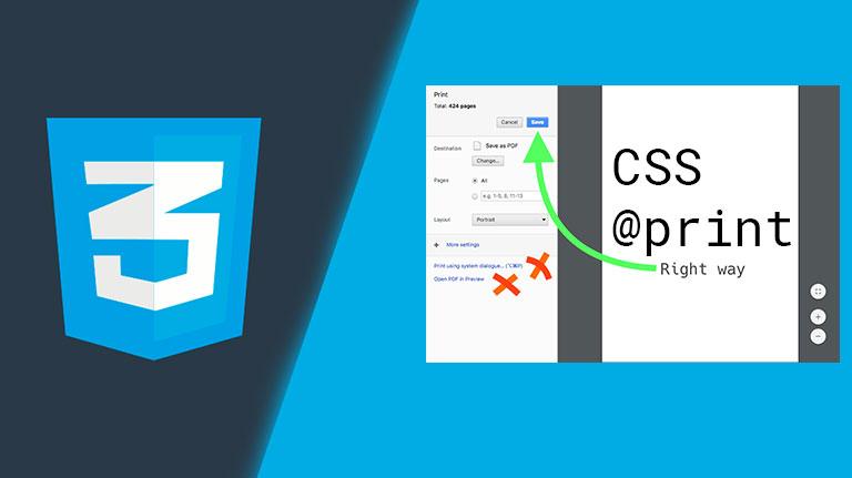CSS – Simple Print styles to never suffer
